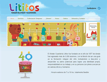 Tablet Screenshot of lititos.com